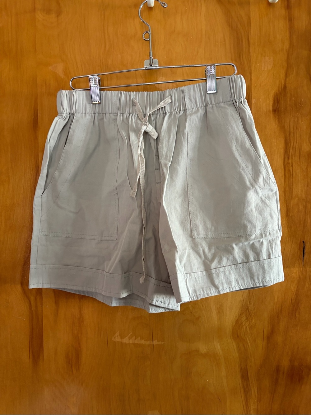 Women's Casual Drawstring Shorts - khaki
